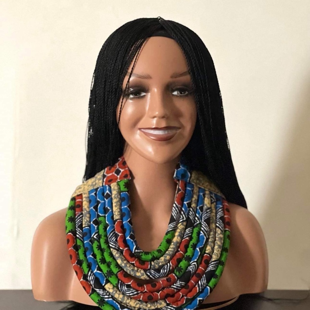 African fabric Ankara print jewelry